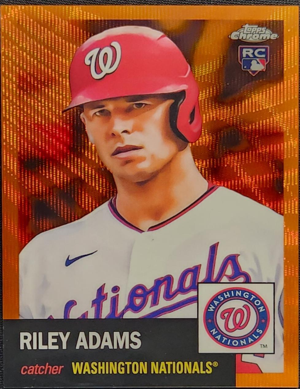 Riley Adams [Orange Wave Refractor] #406