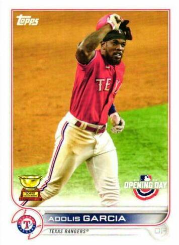 Adolis Garcia #135 Baseball Cards 2022 Topps Opening Day