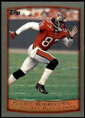 Bert Emanuel #16 Football Cards 1999 Topps
