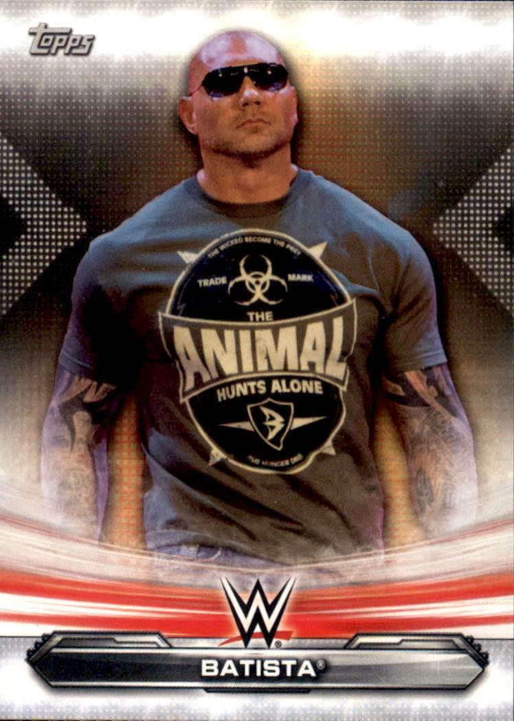 Batista #6 Wrestling Cards 2019 Topps WWE RAW