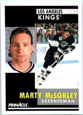 Marty McSorley #35 Hockey Cards 1991 Pinnacle