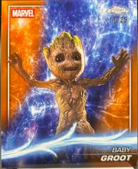 babygrootページ Baby Groot [Orange Refractor] #73 Prices | Marvel 2025 Topps