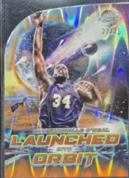 Shaquille O'Neal [Orange Galactic Refractor] #LIO-21