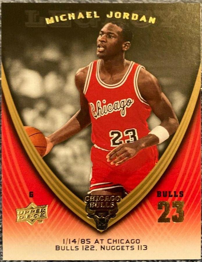 Michael Jordan #38 Basketball Cards 2008 Upper Deck Jordan Legacy