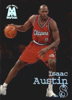 Isaac Austin #11 Basketball Cards 1998 Skybox Molten Metal