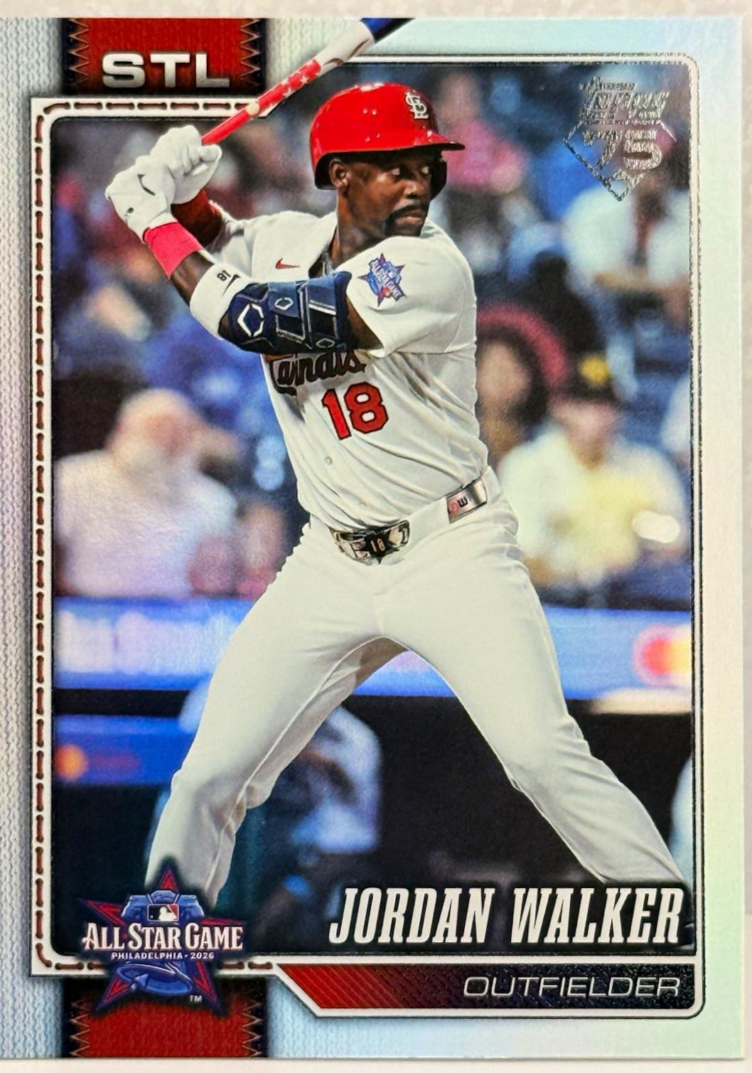 Jordan Walker #ASG-44 2026 Topps Update All Star Game Autograph Baseball