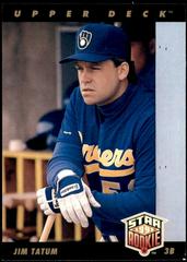 Jim Tatum #13 Baseball Cards 1993 Upper Deck Prices