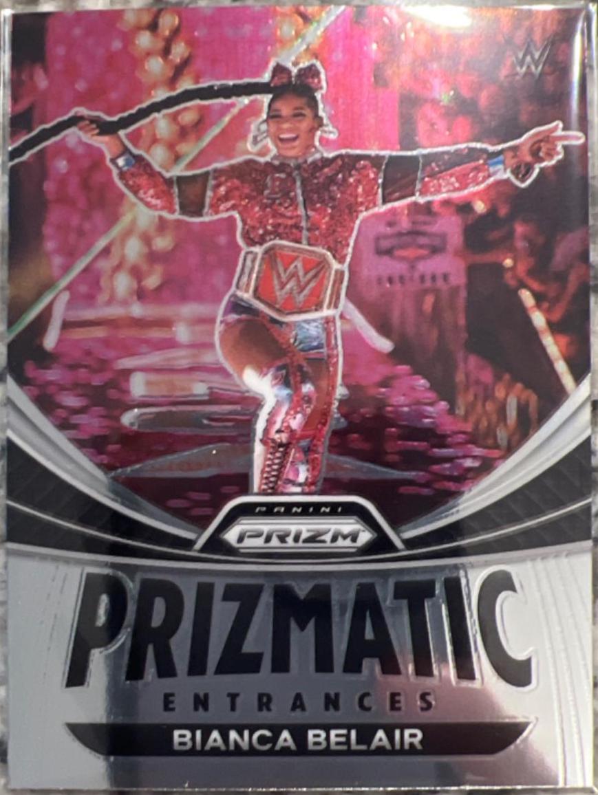 Bianca Belair #3 Wrestling Cards 2023 Panini Prizm WWE Prizmatic Entrances