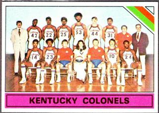 Kentucky Colonels Checklist