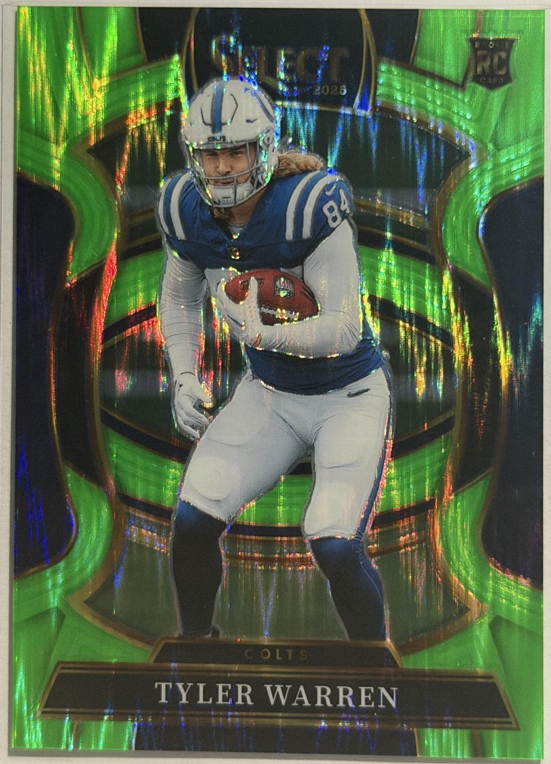Tyler Warren [Neon Green Prizm Shock] #33 Prices | 2025 Panini