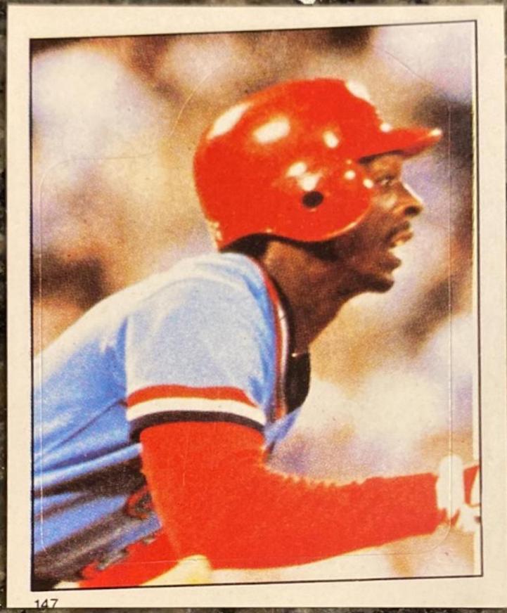 Willie McGee #147 Baseball Cards 1983 Topps Stickers