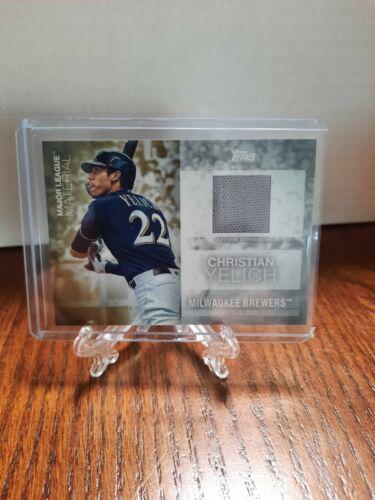 Christian Yelich #MLM-CY Baseball Cards 2020 Topps Update Major League Material Relics