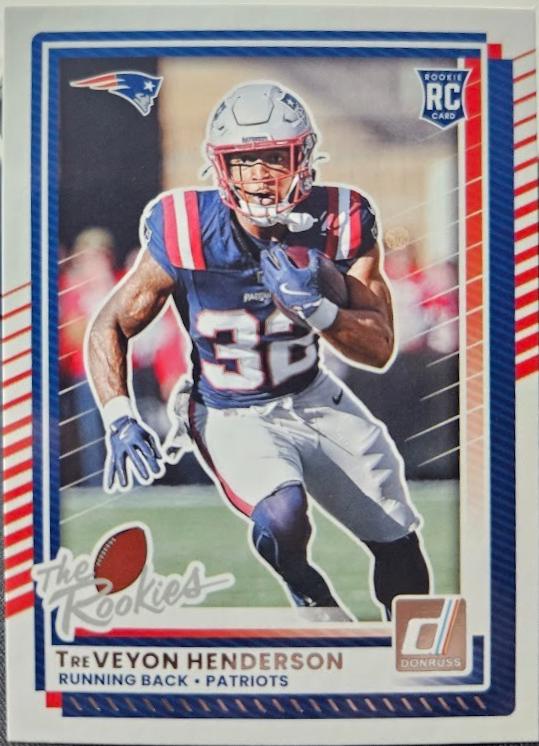 TreVeyon Henderson #DRH-4 2025 Panini Donruss Rookies & Highlights Football