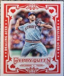 Justin Verlander #DA-JV Baseball Cards 2013 Topps Gypsy Queen Dealing Aces