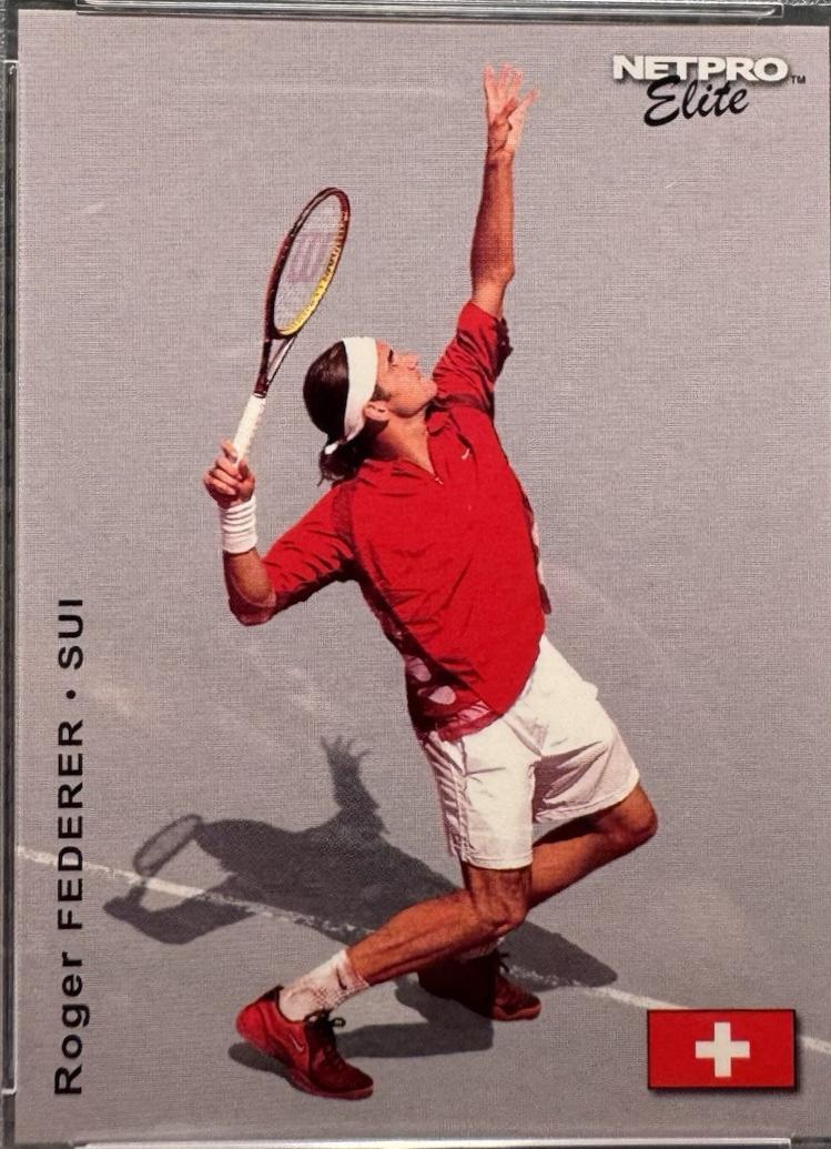 Roger Federer #3 Tennis Cards 2003 NetPro Elite 2000