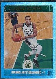 Giannis Antetokounmpo #9 Basketball Cards 2017 Panini Hoops