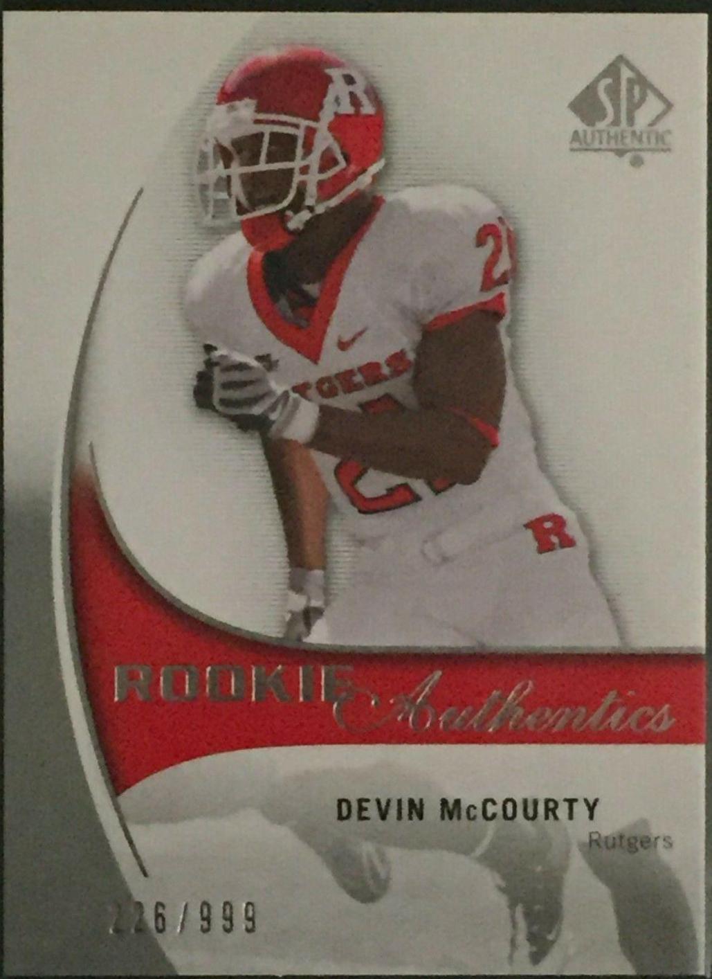 Devin McCourty #210 2010 Sp Authentic Football