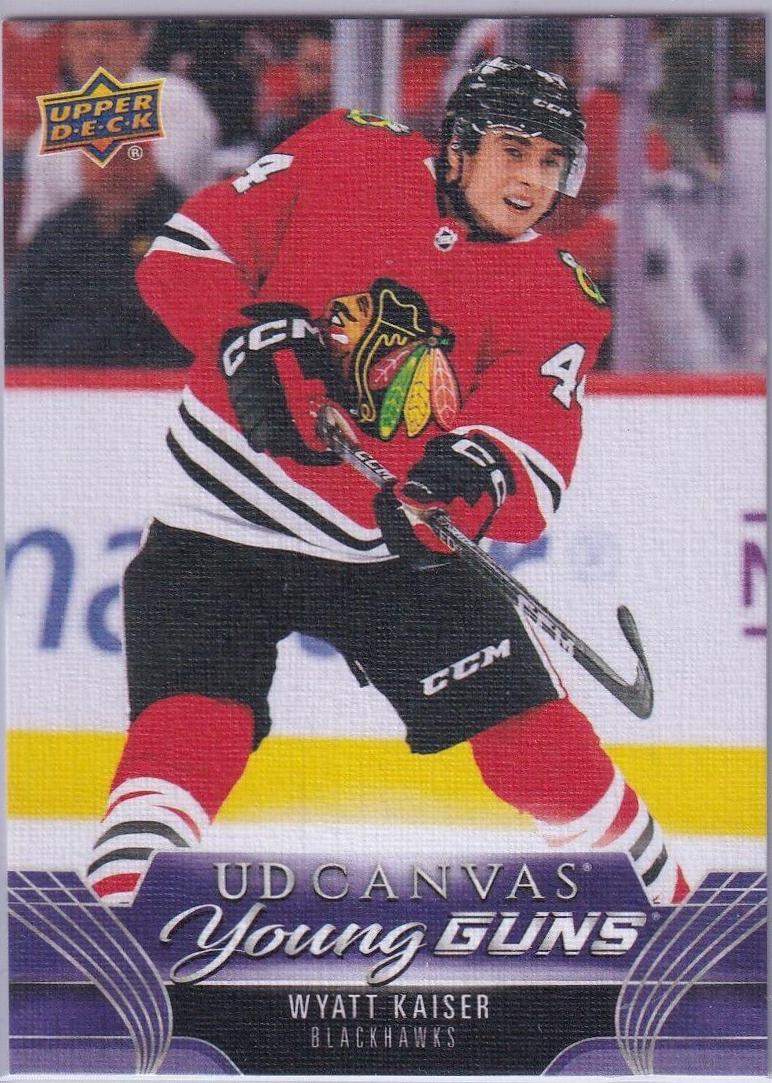 Wyatt Kaiser #C98 Hockey Cards 2023 Upper Deck UD Canvas