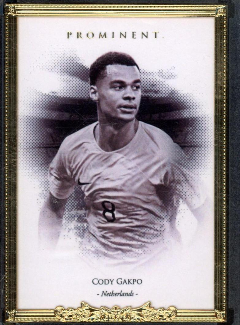 Cody Gakpo #PMG11 2023 Futera Unique Prominent 23kt Soccer