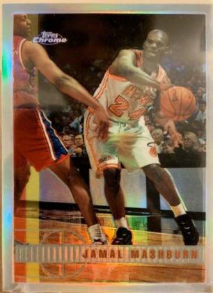 Jamal Mashburn Refractor #14 Basketball Cards 1997 Topps Chrome