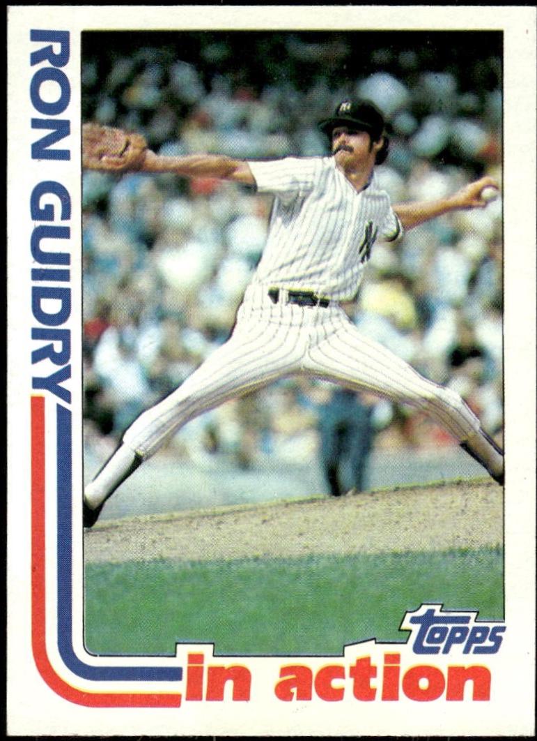 Ron Guidry [Blackless] (1982 Topps)