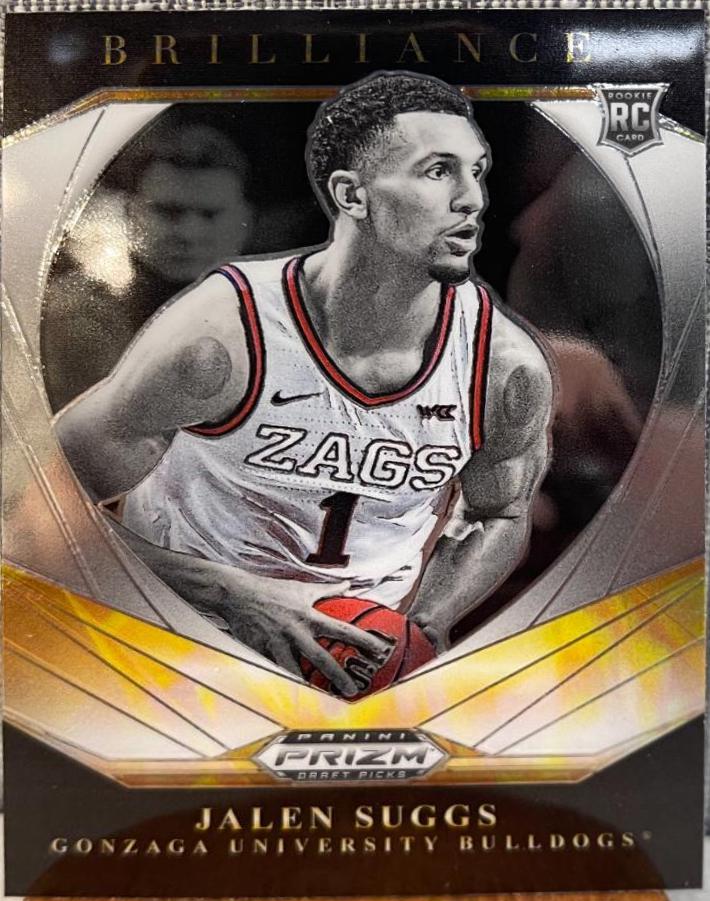 Jalen Suggs #3 Basketball Cards 2021 Panini Prizm Draft Picks Brilliance