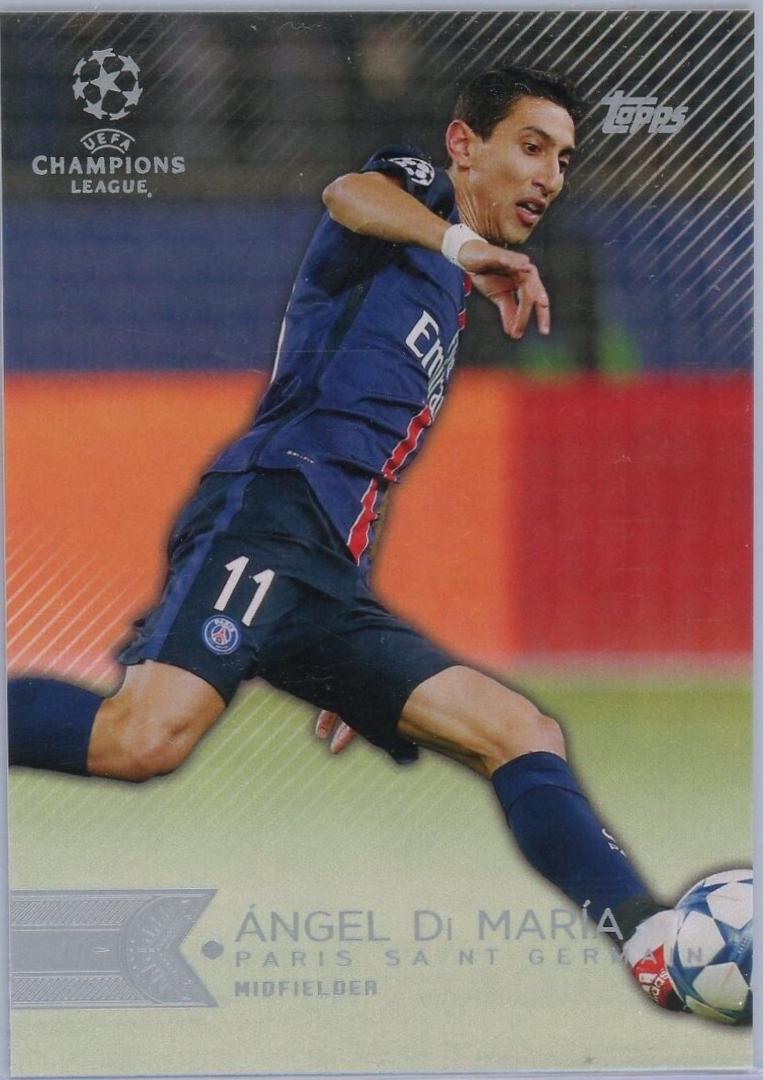 Angel Di Maria #6 Soccer Cards 2015 Topps UEFA Champions League Showcase