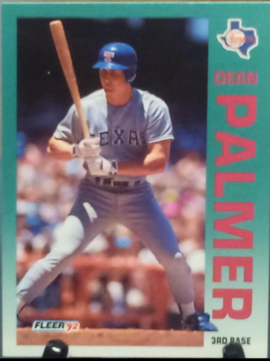 Dean Palmer #312 Baseball Cards 1992 Fleer