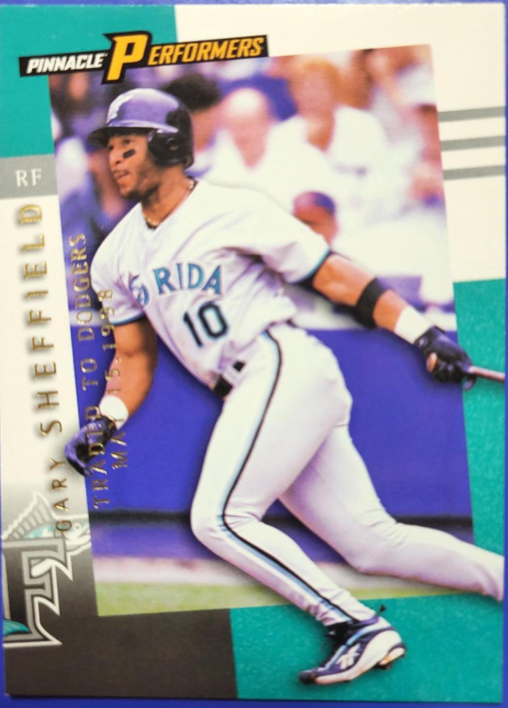 Gary Sheffield #37 Baseball Cards 1998 Pinnacle Performers