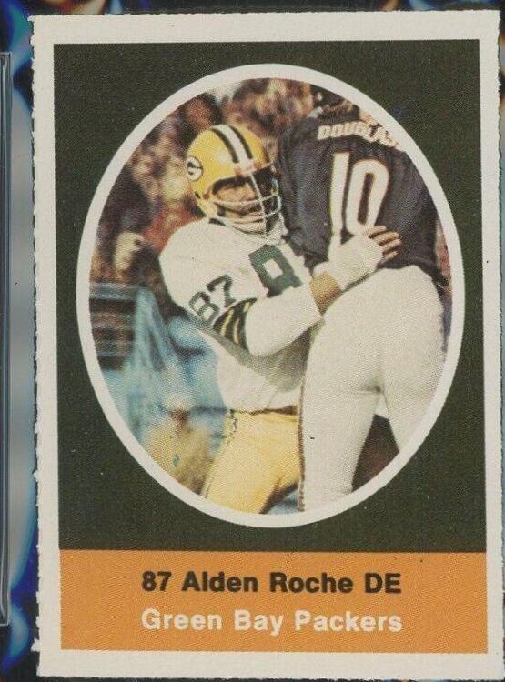 Alden Roche Football Cards 1972 Sunoco Stamps