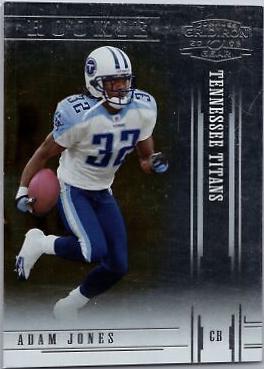 Adam Jones #106 2005 Panini Donruss Gridiron Gear Football