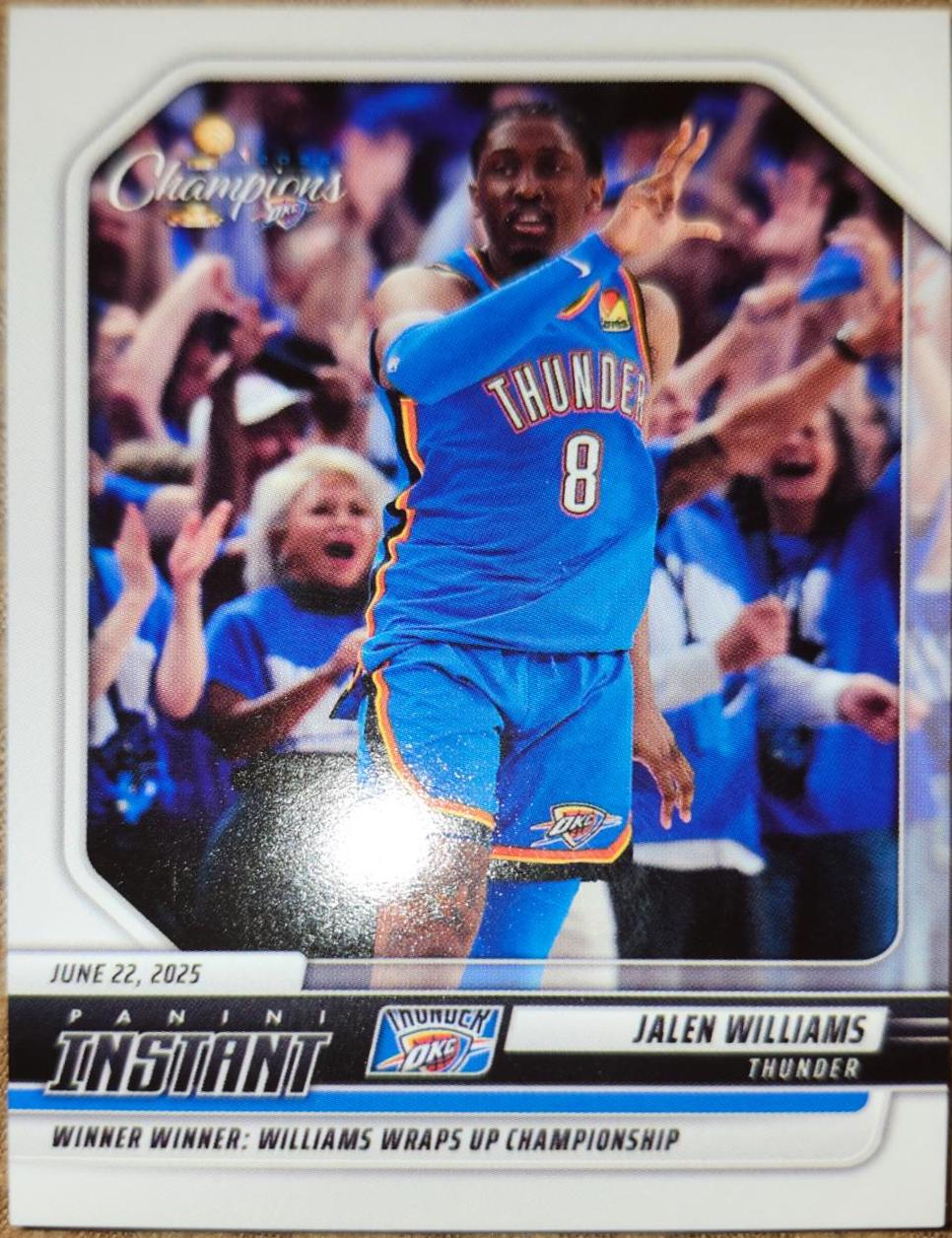 Jalen Williams #26 2025 Panini Instant Basketball
