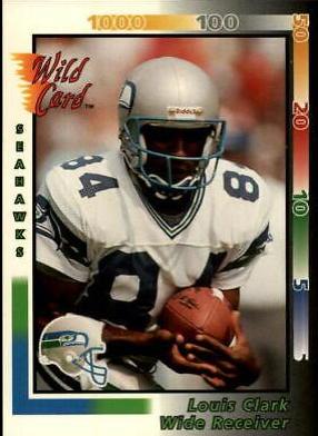 Louis Clark #381 Football Cards 1992 Wild Card