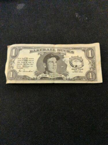 Gus Triandos Baseball Cards 1962 Topps Bucks