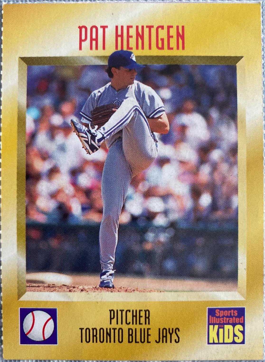 Pat Hentgen #8 Baseball Cards 1997 Sports Illustrated For Kids
