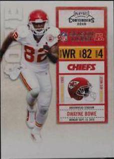 Dwayne Bowe #45 Football Cards 2010 Playoff Contenders