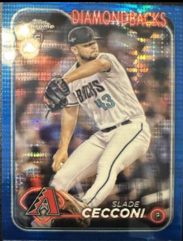 Slade Cecconi [Sonar Blue Refractor] #77