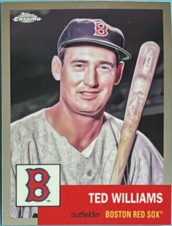 Ted Williams #89 2022 Topps Chrome Platinum Anniversary Baseball