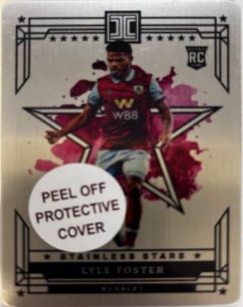 Lyle Foster #4 Soccer Cards 2023 Panini Impeccable Premier League Stainless Stars