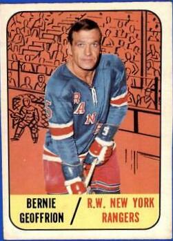 Bernie Geoffrion #29 Hockey Cards 1967 Topps