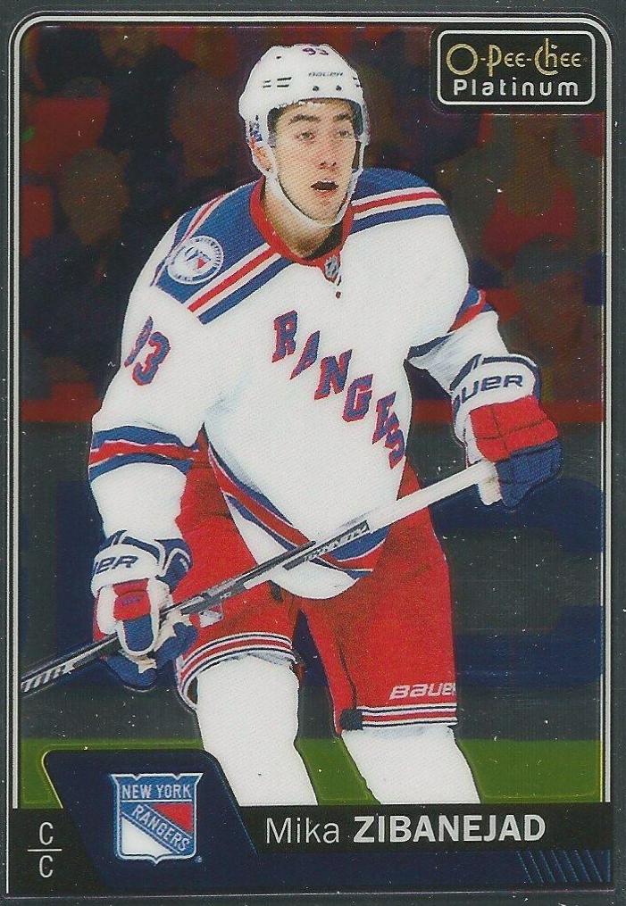 Mika Zibanejad #4 Hockey Cards 2016 O-Pee-Chee Platinum