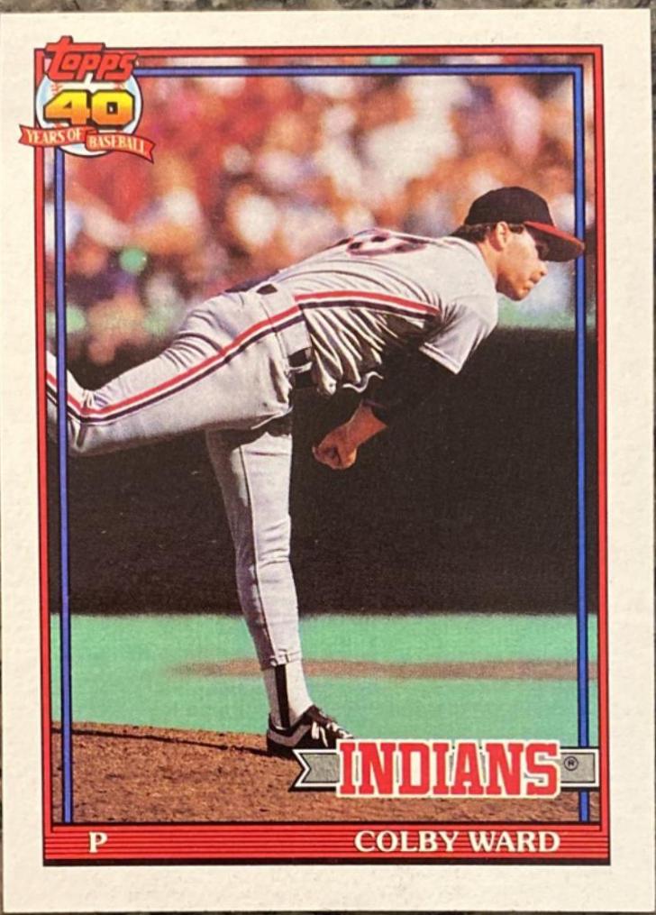 Colby Ward #31 Baseball Cards 1991 Topps Micro