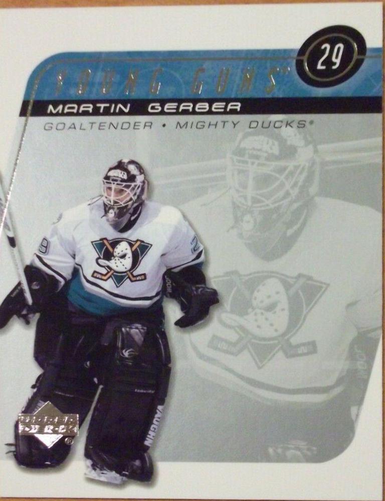 Martin Gerber #427 Hockey Cards 2002 Upper Deck