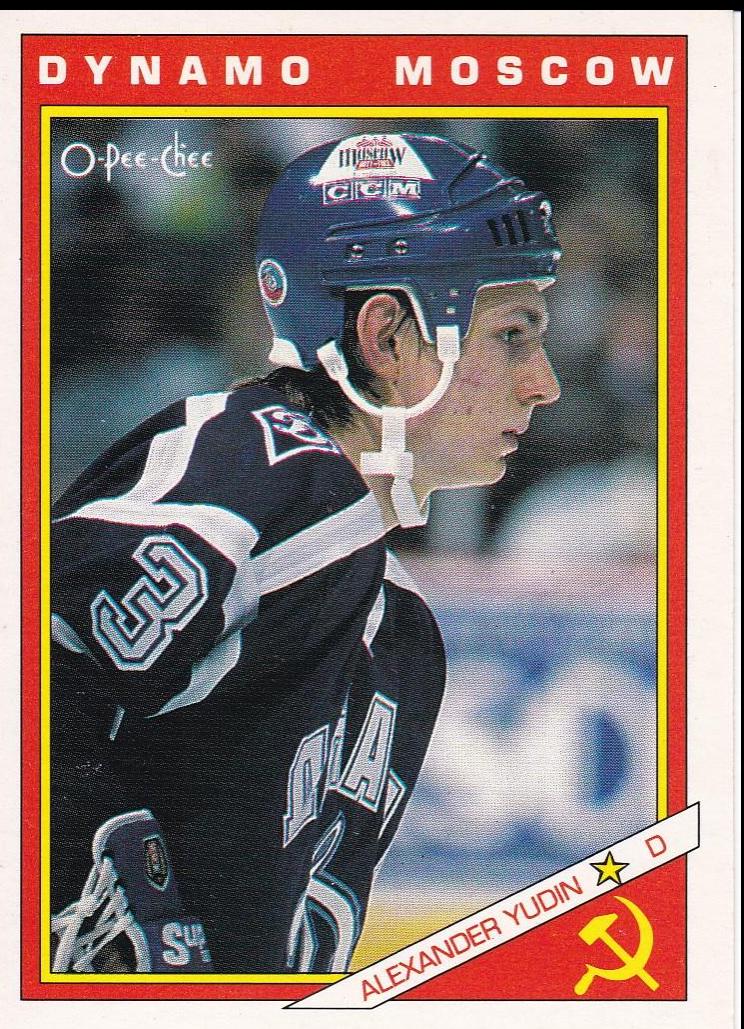 Alexander Yudin #47R Hockey Cards 1991 O-Pee-Chee Inserts