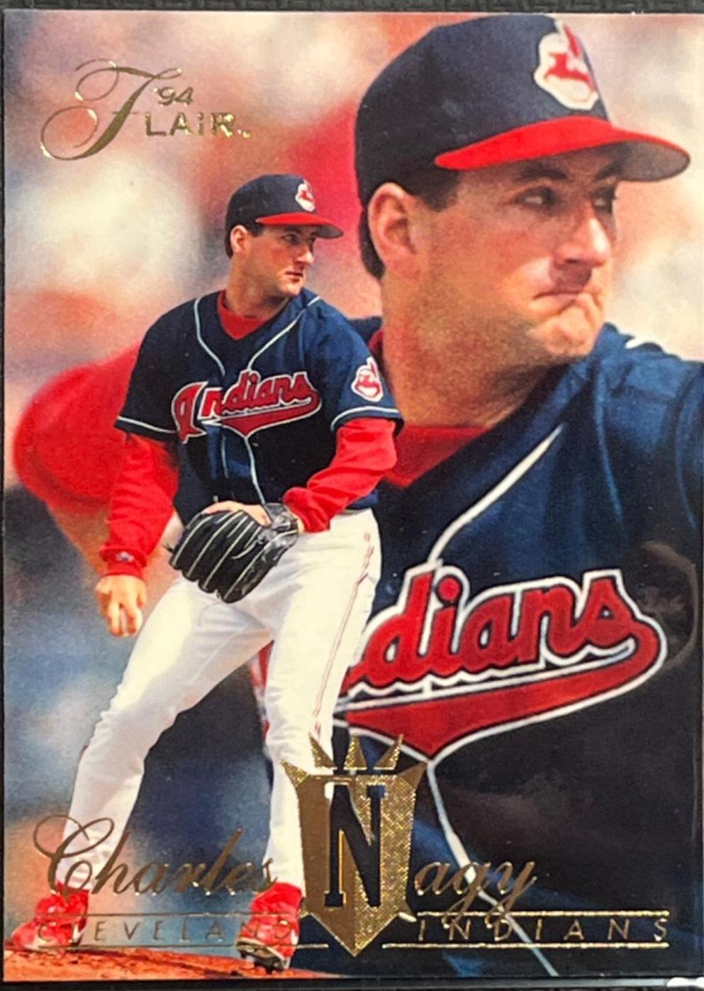 Charles Nagy #42 Baseball Cards 1994 Flair