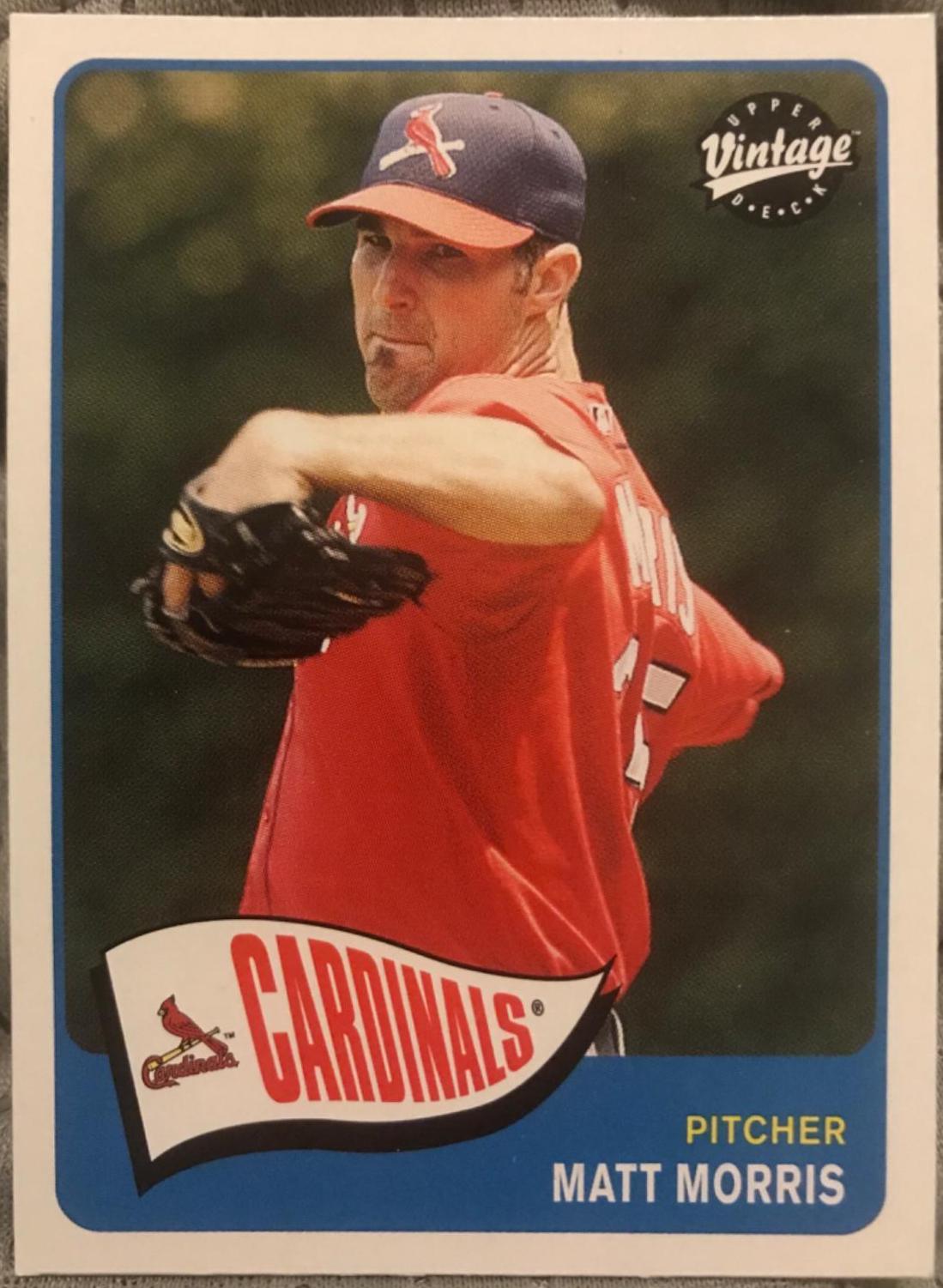Matt Morris #45 Baseball Cards 2003 Upper Deck Vintage