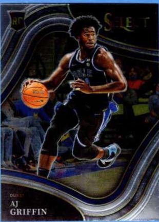 AJ Griffin #5 Basketball Cards 2022 Panini Chronicles Draft Picks Select