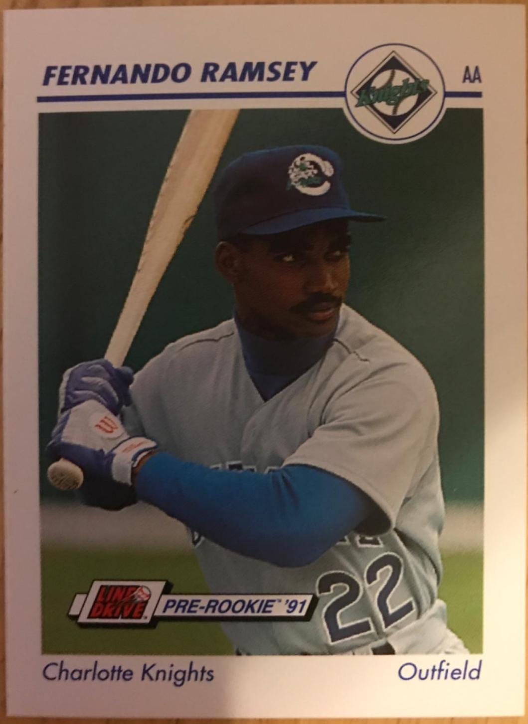 Fernando Ramsey #139 1991 Impel Line Drive Pre Rookie Aa Baseball