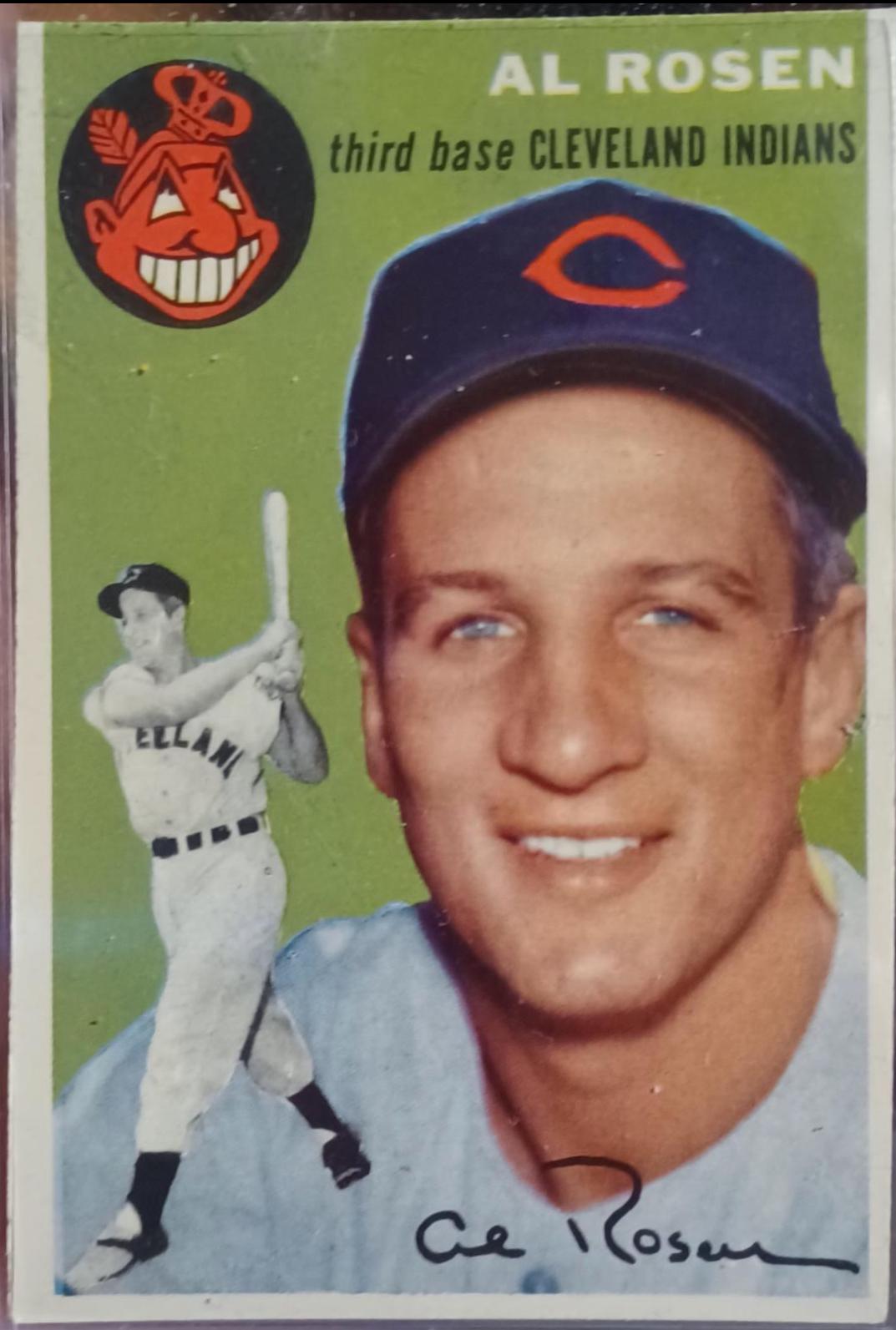 Al Rosen #15 Baseball Cards 1954 Topps