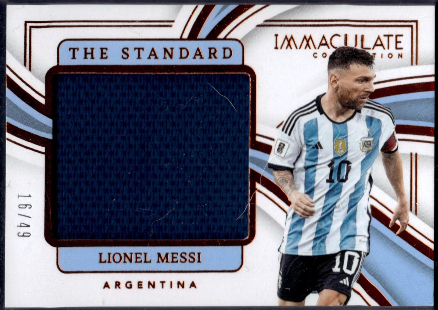 Lionel Messi #1 Soccer Cards 2023 Panini Immaculate The Standard